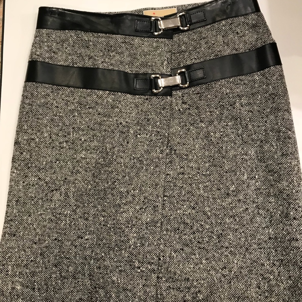 Michael Kors Wool-Blend Tweed Skirt Size 6